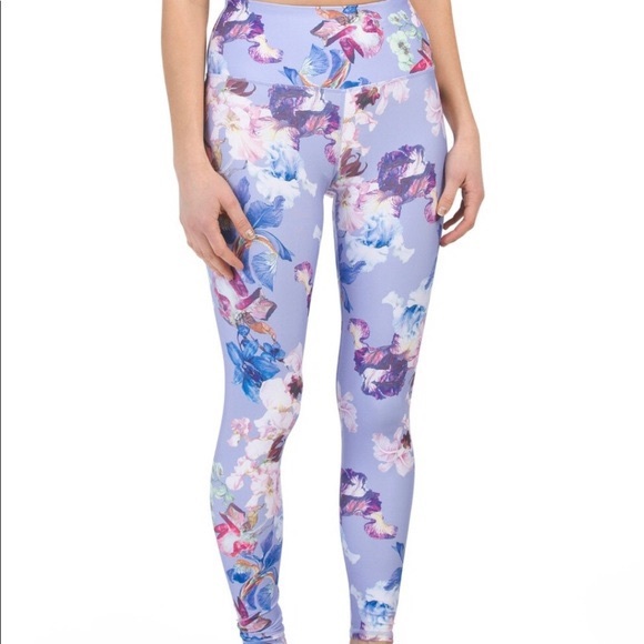 Nwot Kyodan Tropical Orchid Yoga Pants 